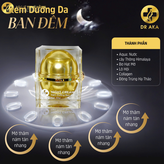 Kem Dưỡng Ban Đêm Dr Aka