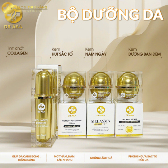 Bộ Dưỡng Da Mỹ Phẩm Dr. Aka 